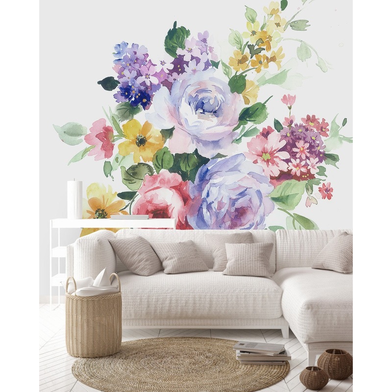 Elegant Floral Bouquet Wallpaper Fashionable