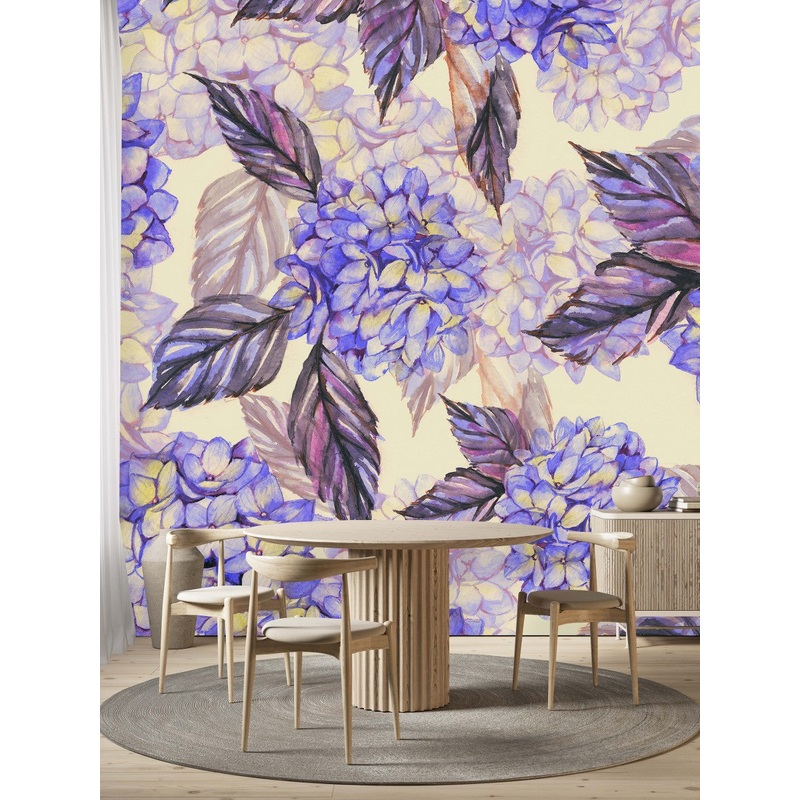 Purple Hydrangea Wallpaper