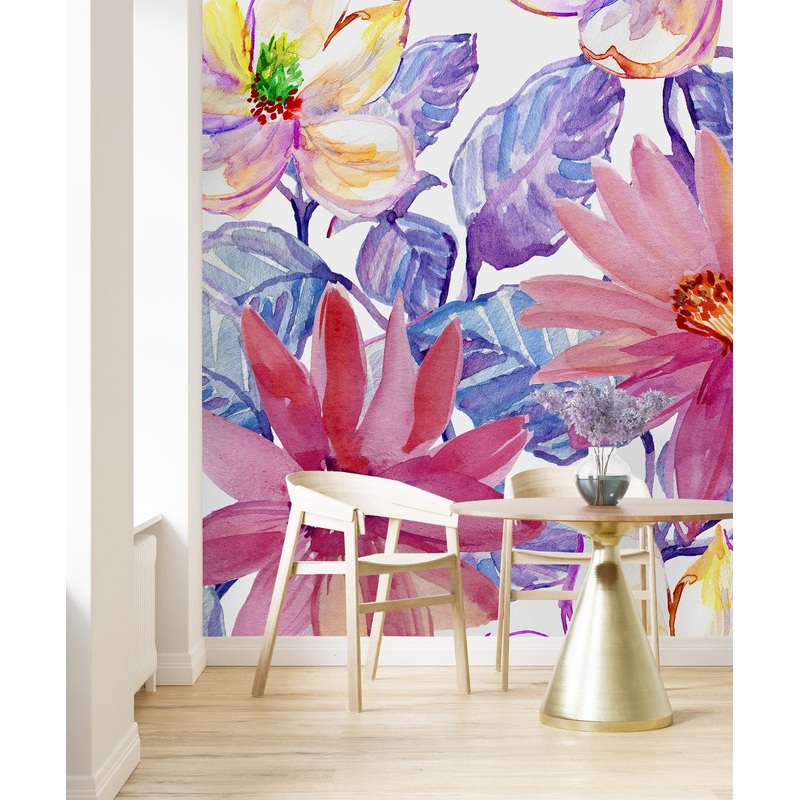 Watercolor Flowers Wallpaper