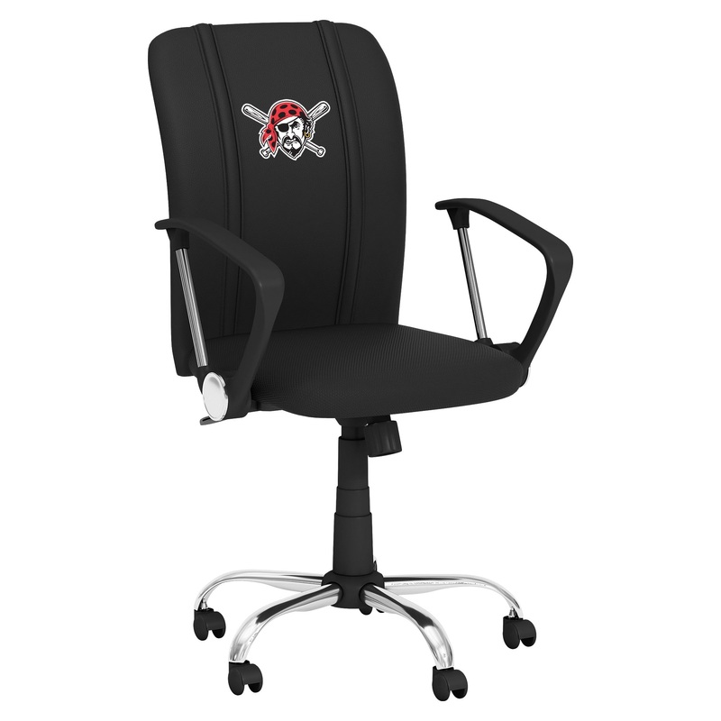 Curve Task Chair with Pittsburgh Pirates Logo