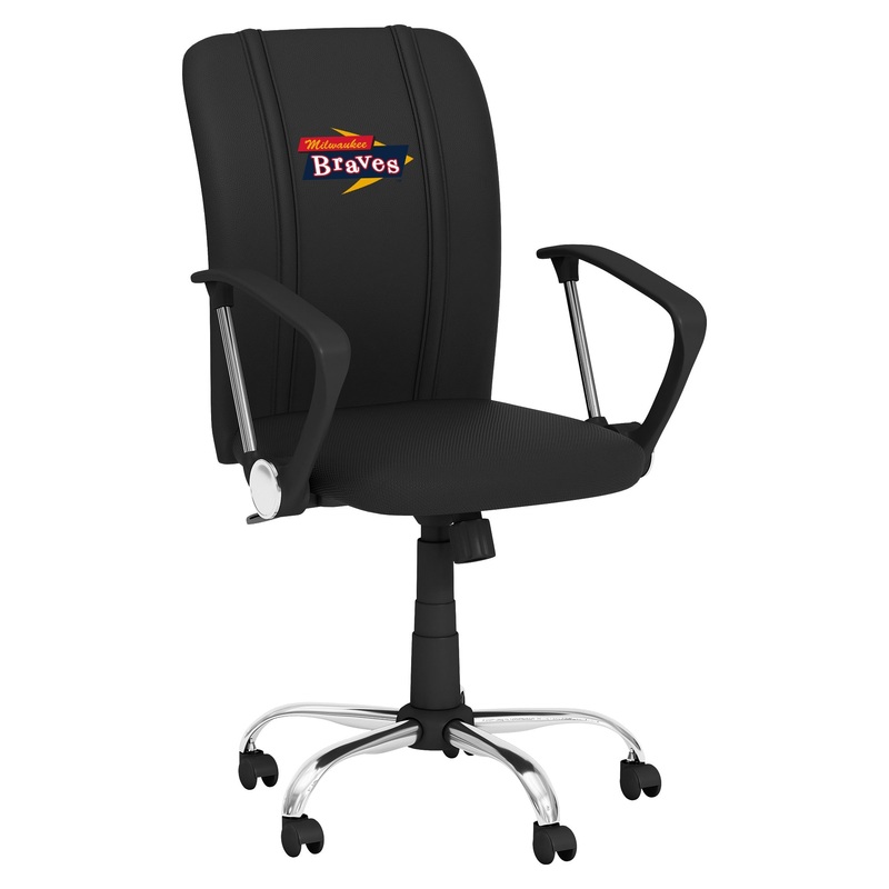 Curve Task Chair with Milwaukee Braves Cooperstown Secondary