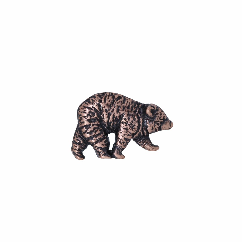 Bear Copper Lapel Pin