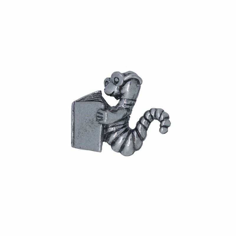 Bookworm Lapel Pin