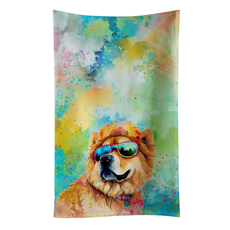 Chow Chow Hippie Dawg Kitchen Towel