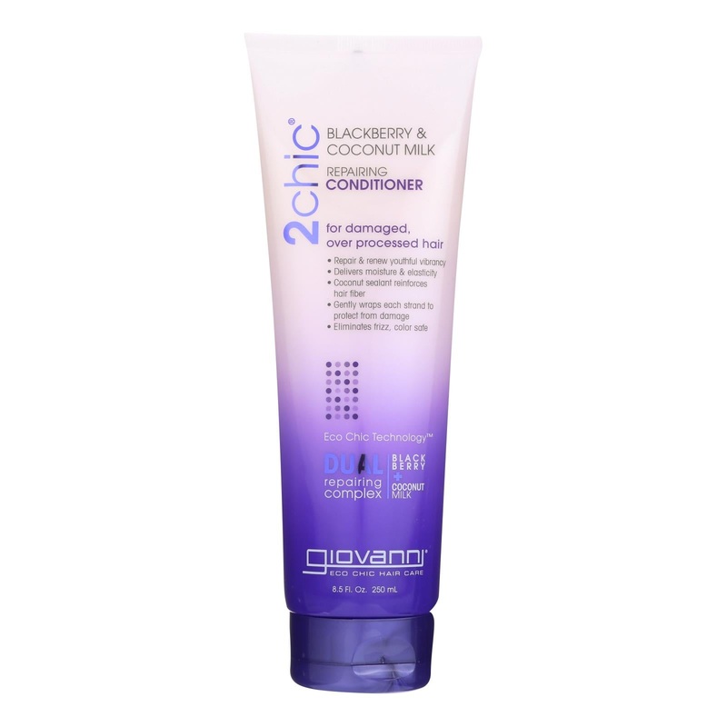 Giovanni 2chic Ultra Repair Blackberry & Coconut Milk Conditioner, 8.5 oz