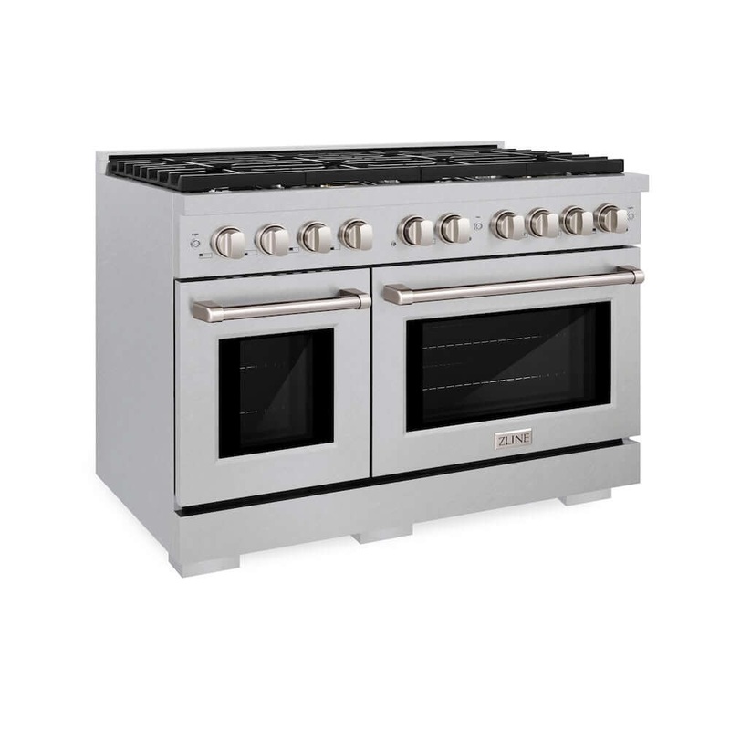 ZLINE 48"Gas Range, Convection Gas Oven , DuraSnow Stainless Steel, SGRS-48