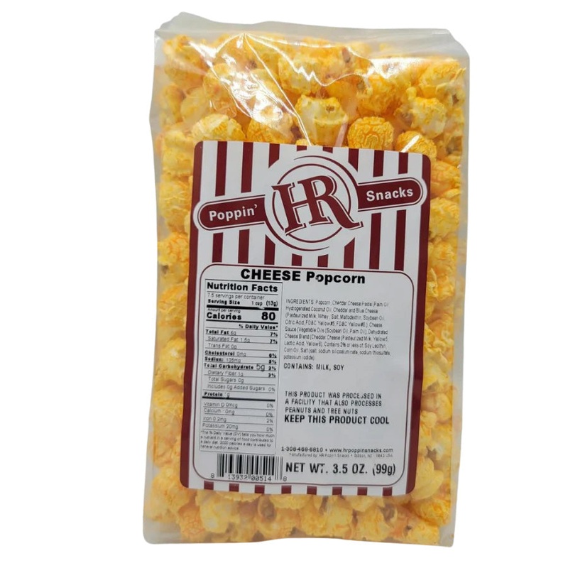 Cheese Popcorn | 3.5 oz | HR Poppin' Snacks