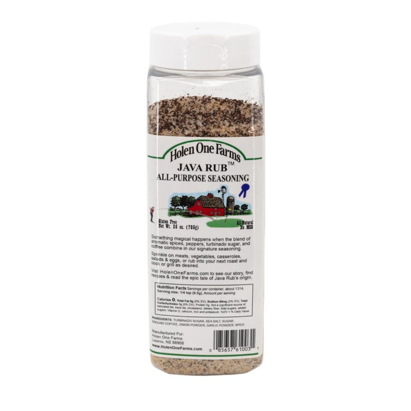 Java Rib and Roast Rub | 25 oz | Holen One Farms