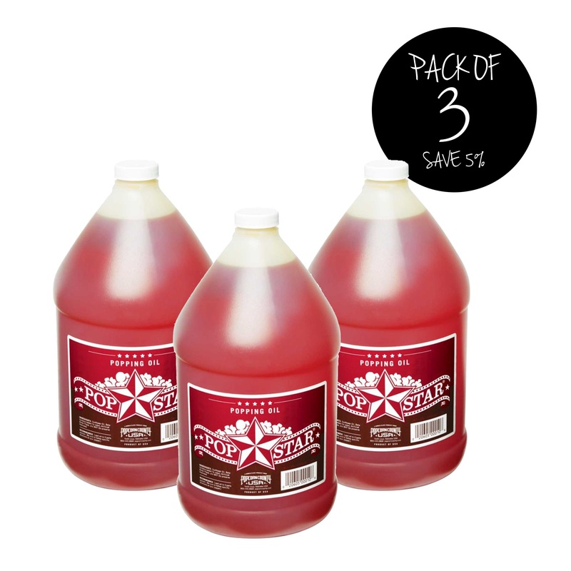 Popcorn Oil | Pack of 3 | Quart | Popping & Topping Oil | Butter Flavor | Heart Healthy | Light Taste | No Grease | Popcorn County USA | North Loup Valley