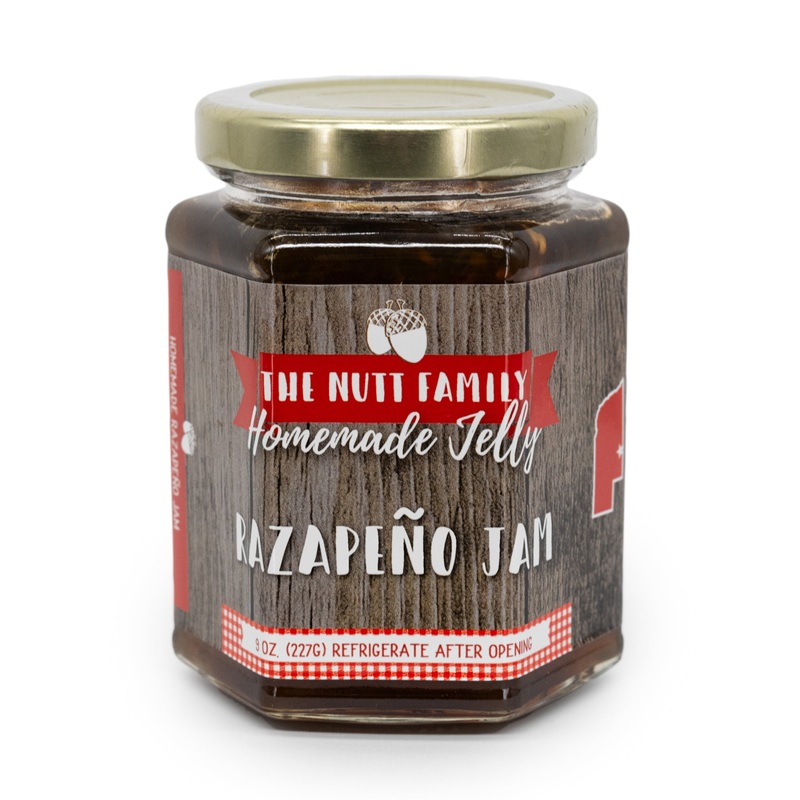 Razapeo Jam | 8 oz | Nutt Family Jams & Jellies