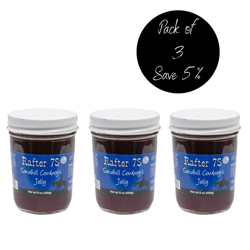Sandhill Cowboy's Jelly | 8 oz | Pack of 3 | Rafter 7S