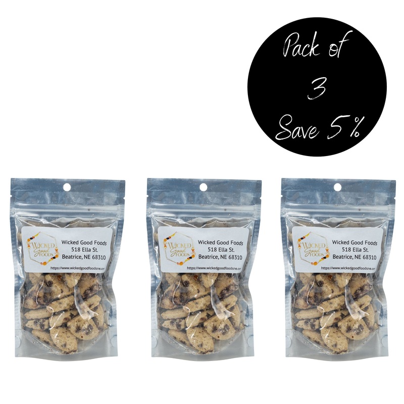 Freeze Dried Cookie Dough | Pack of 3 | 5.5 oz | Wicked Good Foods