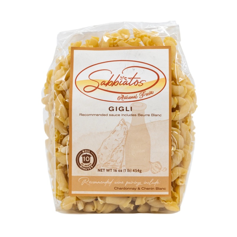 Gigli Pasta | Hand Made Italian Based Artisan Pasta | Made in Small Batches | Nebraska Pasta | Sabbiatos