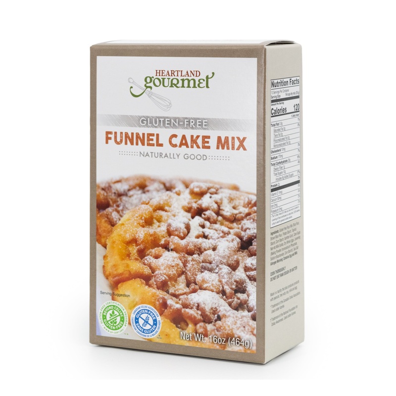 Gluten Free Funnel Cake Baking Mix | 16 oz | Heartland Gourmet | 2031