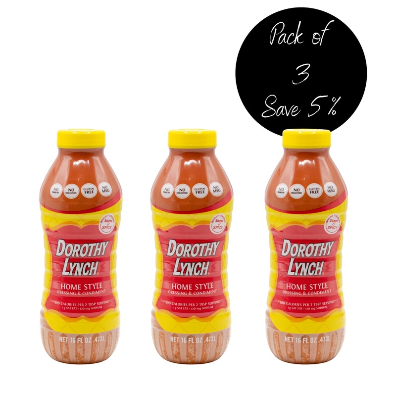 Homestyle Dorothy Lynch Salad Dressing | 16 oz | Pack of 3 | Gluten Free