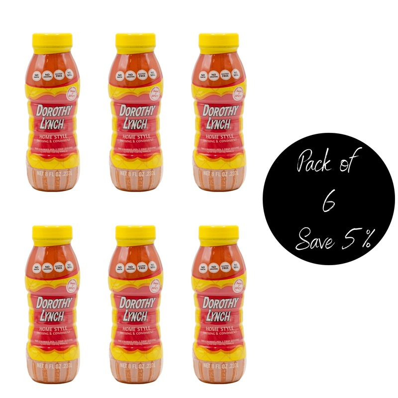 Homestyle Dorothy Lynch Salad Dressing | 8 oz | Pack of 6 | Gluten Free
