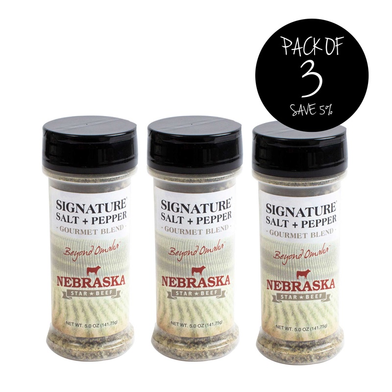 Salt + Pepper Blend | 5 oz | Pack of 3 | Nebraska Star Beef