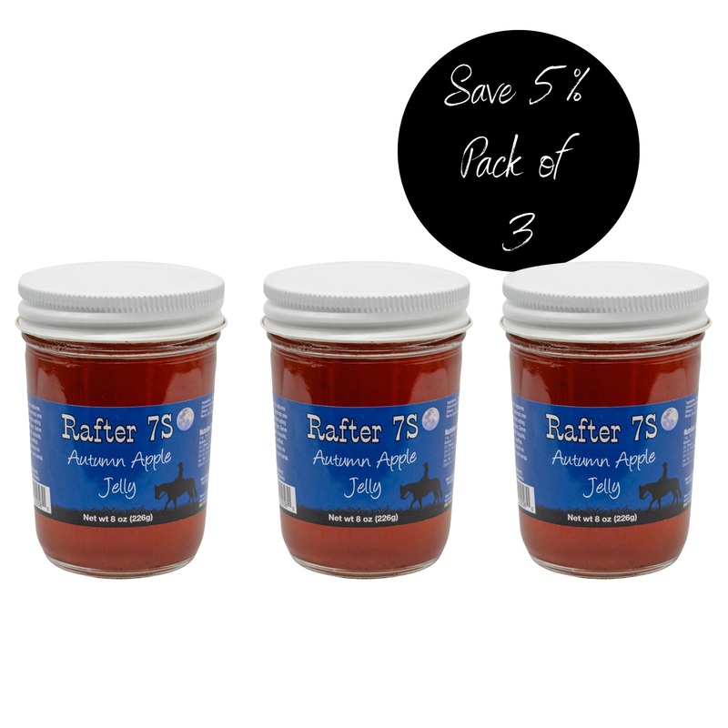 Autumn Apple Jelly | 8 oz | Pack of 3 | Rafter 7S