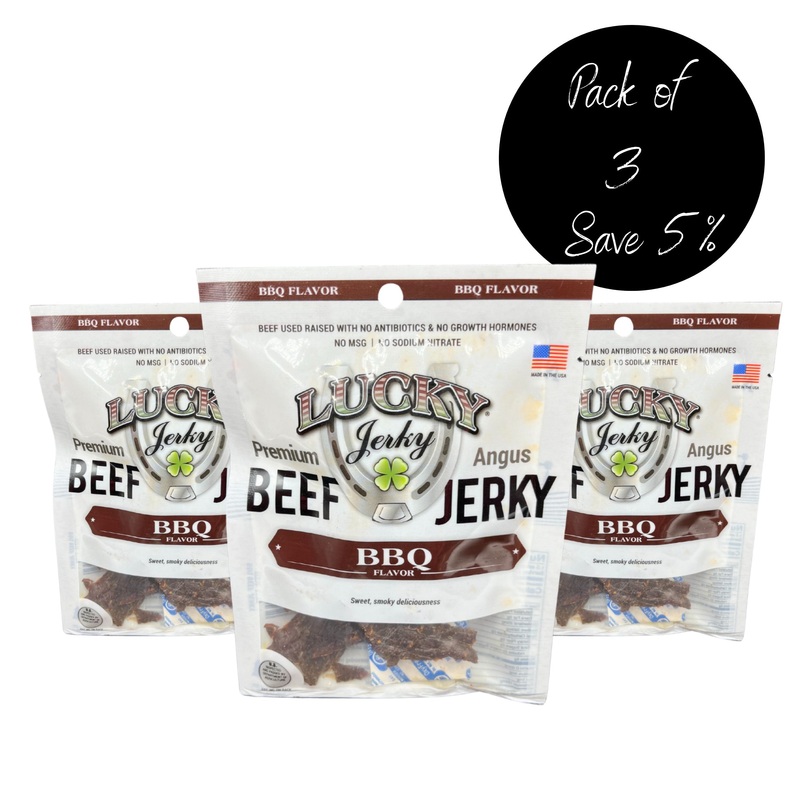 BBQ Beef Jerky | 1.5 oz | Pack of 3 | Nebraska Star Beef
