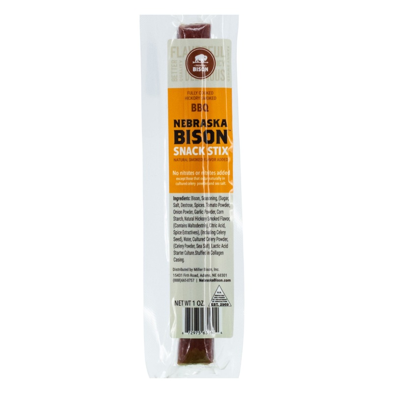 Bison BBQ Meat Stick | 1 oz | Nebraska Bison