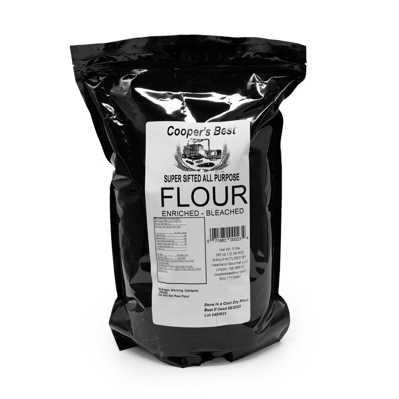 Cooper's Best Premium Sifted All Purpose Flour | 5 lb | Cooper's Best Flour