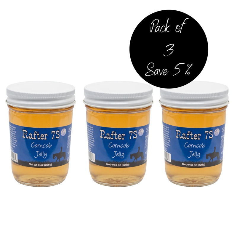Corncob Jelly | 8 oz | Pack of 3 | Rafter 7S