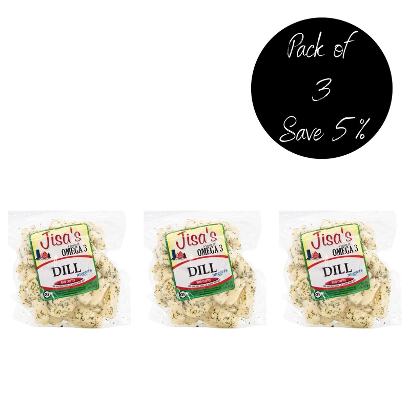 Dill Nuggets | Pack of 3 | 8 oz | Jisa's Farmstead Cheese