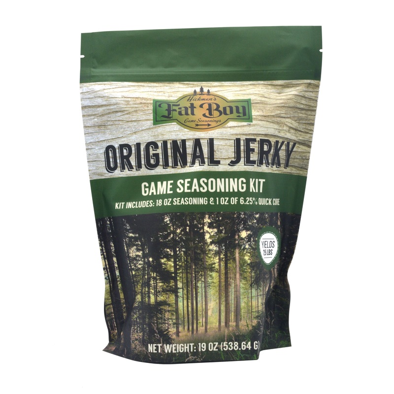 Fat Boy Game Seasonings Jerky Making Kit | For 25 lbs Of Meat | Fat Boy Hickman's BBQ