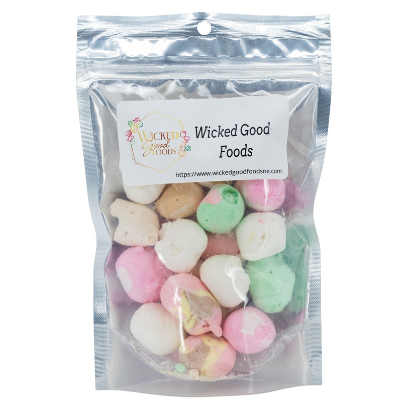 Freeze Dried Assorted Salt Water Taffy | 1 oz. | Wicked Good Foods