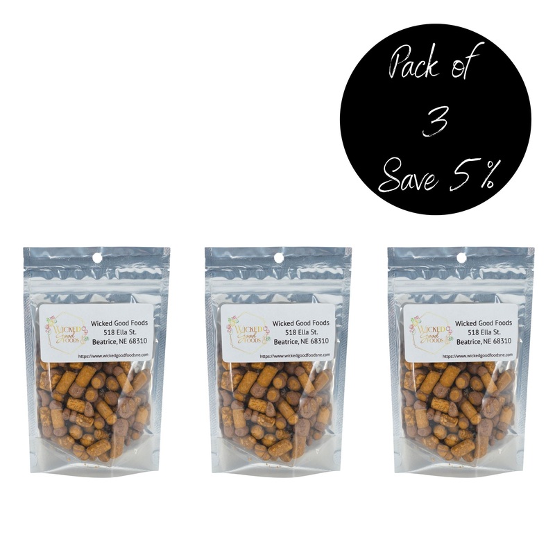 Freeze Dried Chocolate Crunchy Bites | Pack of 3 | 3 oz | Wicked Good Foods