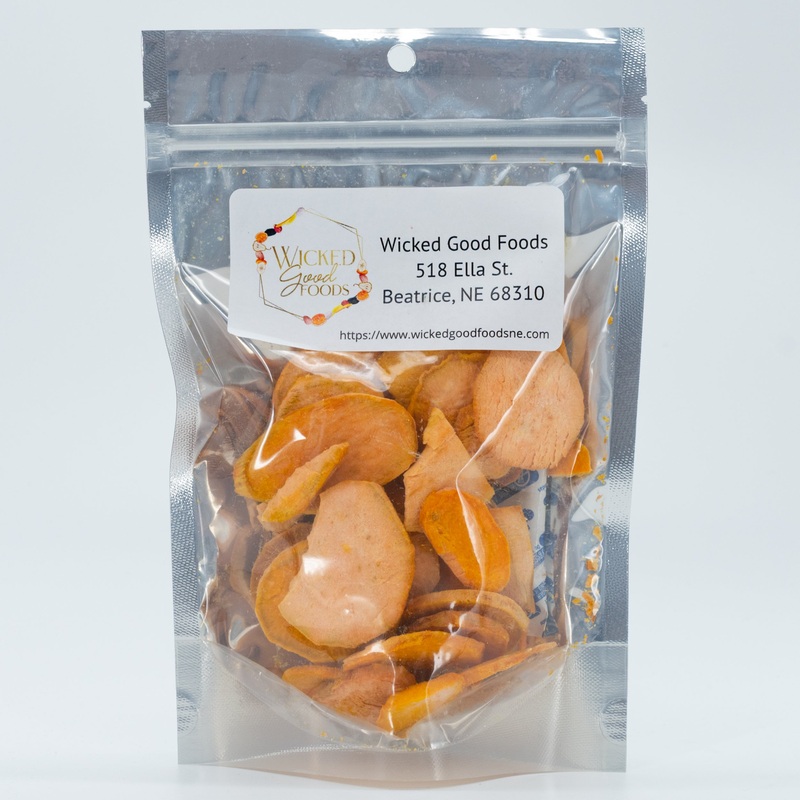Freeze Dried Sweet Potato Chips | 2 oz | Wicked Good Foods