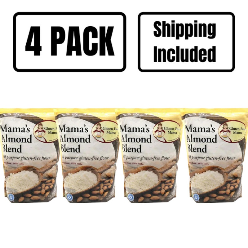 Gluten Free Almond Flour | Pack of 4 | 2 lb | Shipping Included | Gluten Free Mama | 6050