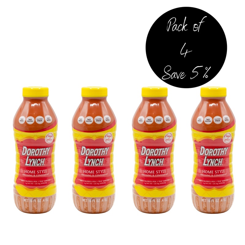 Homestyle Dorothy Lynch Salad Dressing | 16 oz | Pack of 4 | Gluten Free