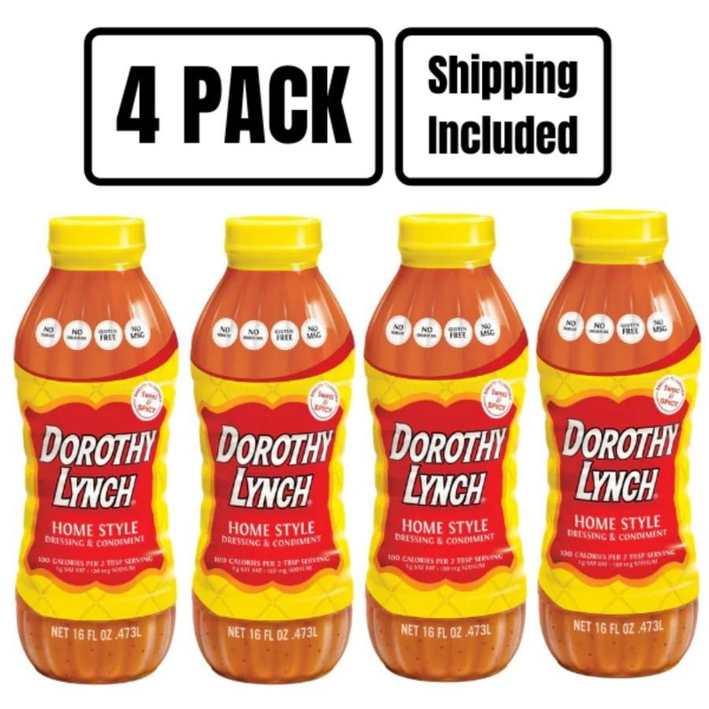 Homestyle Dorothy Lynch Salad Dressing | 16 oz | Pack of 4 | Gluten Free | Shipping Included