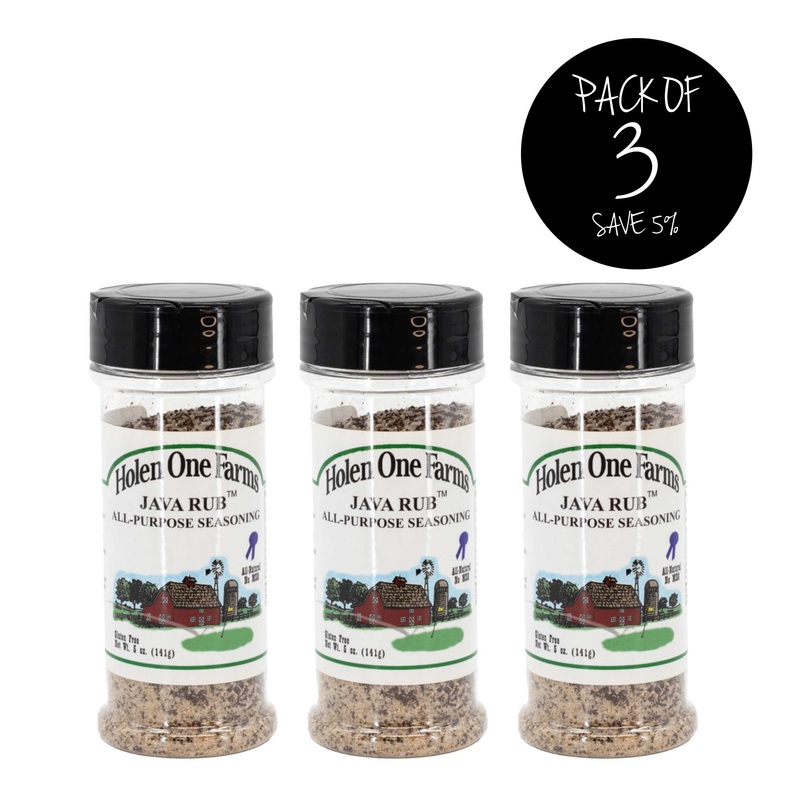 Java Rib and Roast Rub | Pack of 3 | 5 oz | Holen One Farms