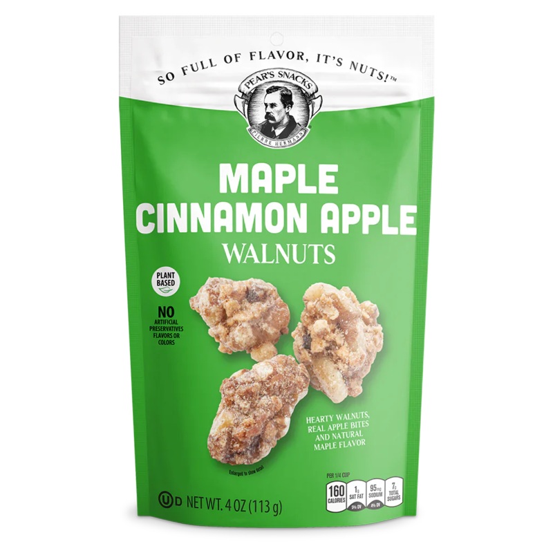 PAST DATED | Maple Cinnamon Apple Walnuts | 4 oz | Brenmar