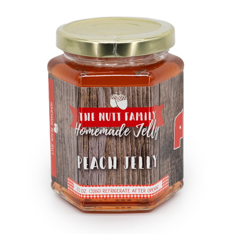 Peach Jelly | 11.5 oz | Nutt Family Jams & Jellies