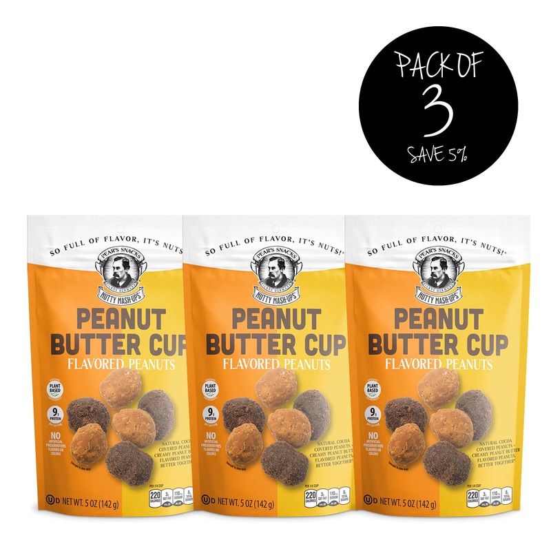 Peanut Butter Cup Flavored Peanuts | Pack of 3 | 5 oz | Brenmar