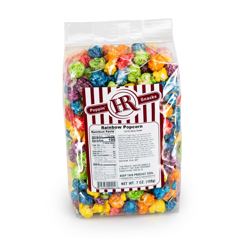 Rainbow Popcorn | 7 oz | HR Poppin' Snacks