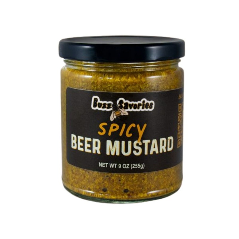 Spicy Beer Mustard | 9 oz | Buzz Savories, LLC