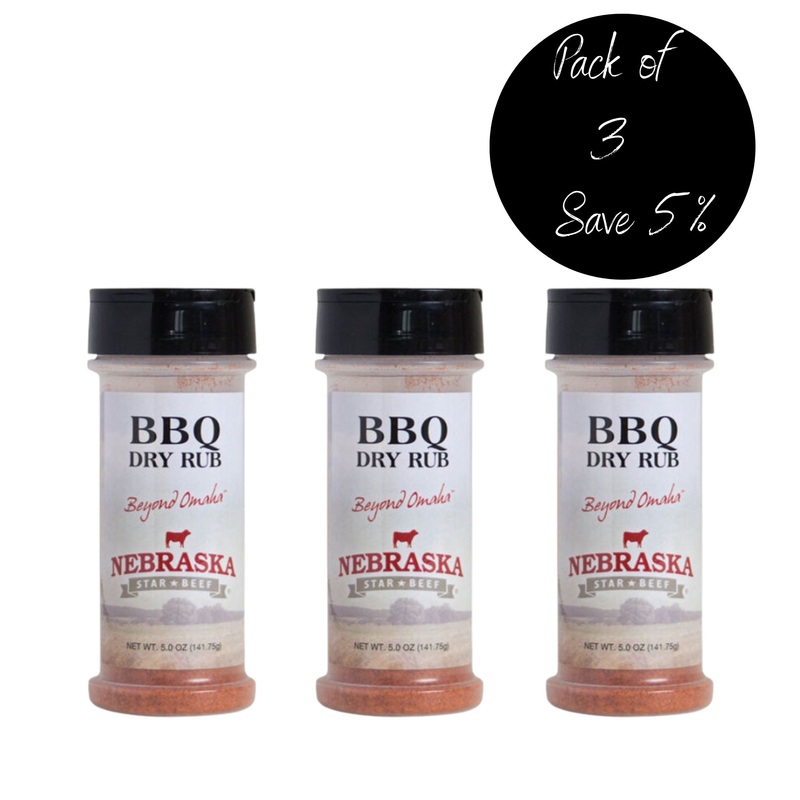 BBQ Dry Rub | 5 oz | Pack of 3 | Nebraska Star Beef