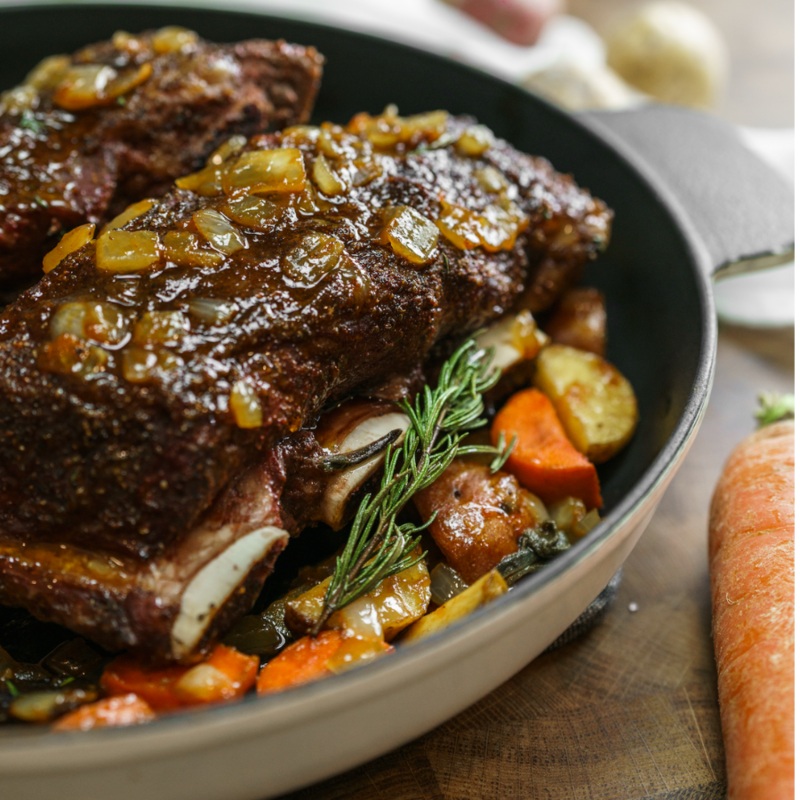 Bison Short Ribs | 4 lb | Shipping Included | Nebraska Bison