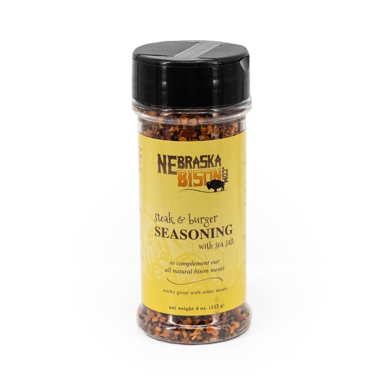 Bison Steak and Burger Seasoning | 4 oz | Nebraska Bison
