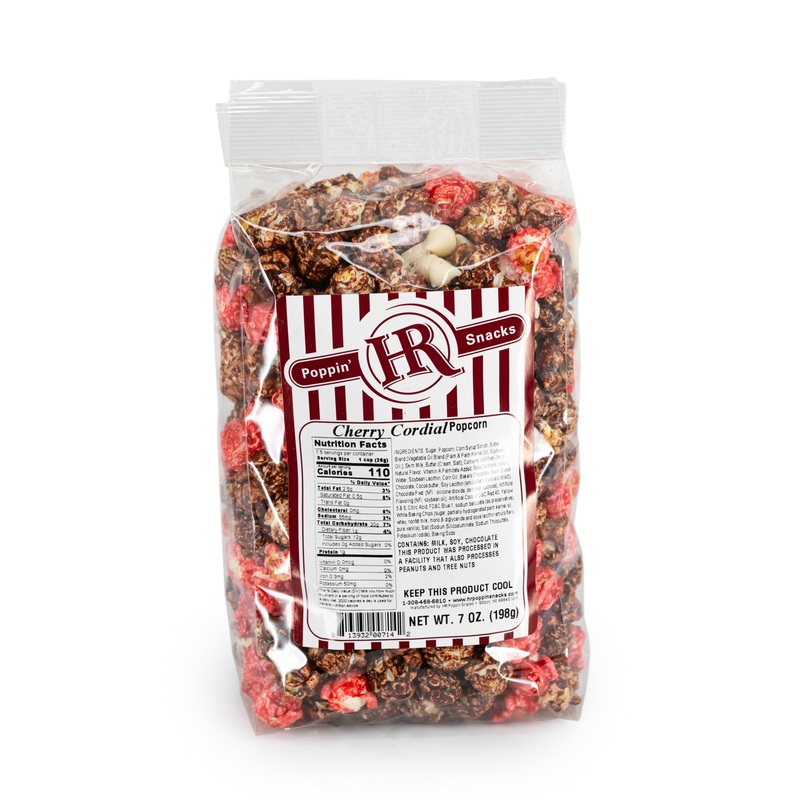 Cherry Cordial Popcorn | 7 oz | HR Poppin' Snacks
