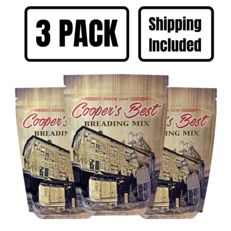 Coooper's Best Breading Mix | Pack of 3 | 2.5 lb | Shipping Included | Cooper's Best Flour | CB1015