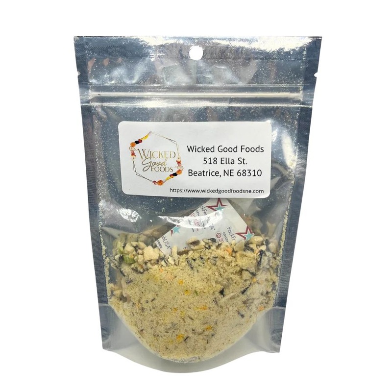 Freeze Dried Chicken & Wild Rice Soup | 2.75 oz | Wicked Good Foods