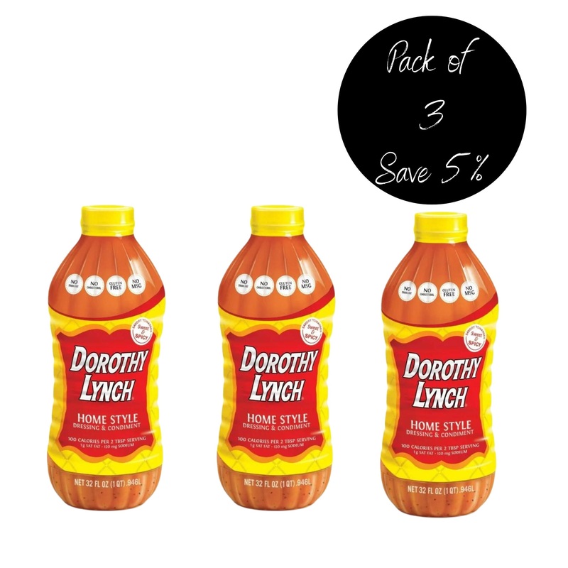 Homestyle Dorothy Lynch Salad Dressing | 32 oz | Pack of 3 | Gluten Free