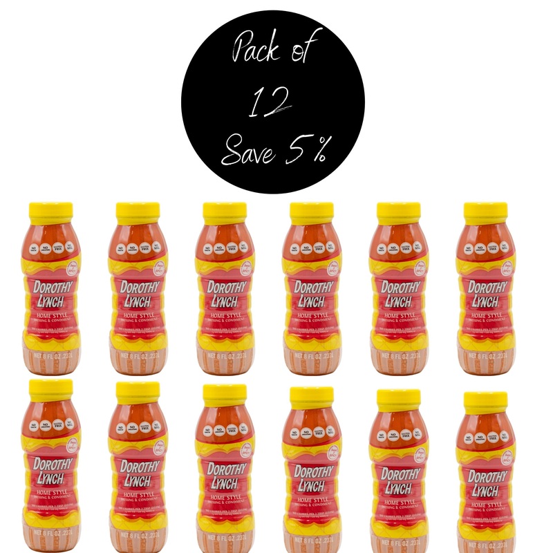 Homestyle Dorothy Lynch Salad Dressing | 8 oz | Case of 12 | Gluten Free