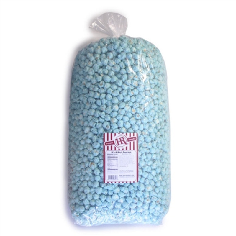 It's A Boy Blue Marshmallow Flavored Popcorn | 84 Servings | HR Poppin' Snacks