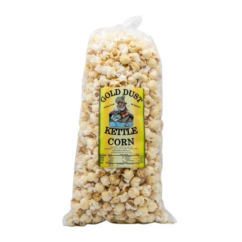 Kettle Corn | 8 oz | Non-GMO | Gold Dust Kettle Corn